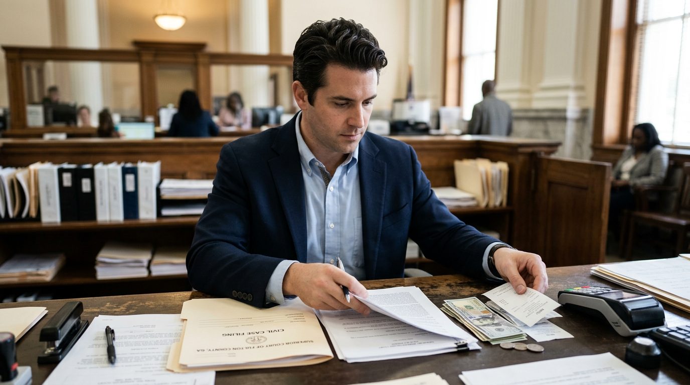 how much does it cost to file a lawsuit in ga