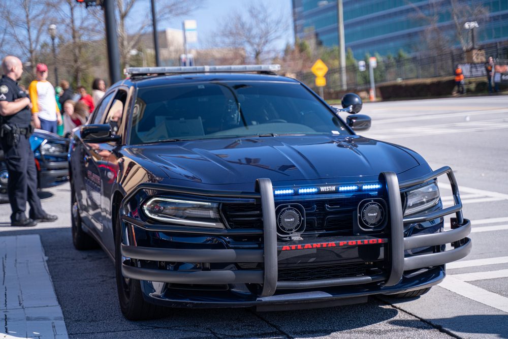 Atlanta,Police,Cruiser.,Georgia,,Atlanta,Usa,March,6,,2020.
